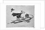 Man on Flying Machine by Anonymous