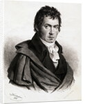 Portrait of Beethoven in Overcoat by Anonymous