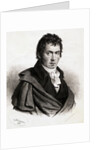 Portrait of Beethoven in Overcoat by Anonymous