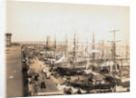 Ships Docking at Seaport by Anonymous