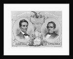 Election Poster with Abraham Lincoln and Hannibal Hamlin by Anonymous