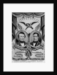 Franklin Pierce and William King on Election Poster by Anonymous