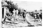 Minuteman Leaving Family to Join War by Anonymous