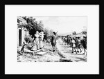 Minuteman Leaving Family to Join War by Anonymous