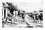 Minuteman Leaving Family to Join War by Anonymous