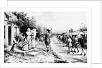 Minuteman Leaving Family to Join War by Anonymous