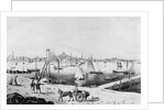 Dock Scene of Boston by Anonymous