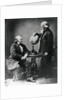Louis Agassiz and Benjamin Peirce with a Globe by Anonymous