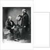 Louis Agassiz and Benjamin Peirce with a Globe by Anonymous