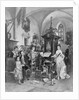Drawing of Mozart Playing Organ for Gathering by Anonymous