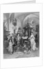 Drawing of Mozart Playing Organ for Gathering by Anonymous