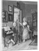 Mozart Playing Piano for Young Songstress by Anonymous