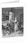 Mozart Playing Piano for Young Songstress by Anonymous