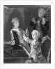 Mozart and Accompanists Rehearsing at Piano by Anonymous