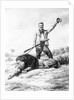 Theodore Roosevelt with His Lion by Anonymous