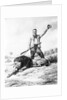 Theodore Roosevelt with His Lion by Anonymous