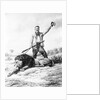 Theodore Roosevelt with His Lion by Anonymous