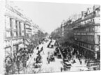 View of Montmarte Boulevard in Paris by Anonymous