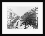 View of Montmarte Boulevard in Paris by Anonymous