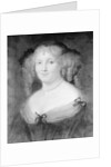 Portrait of French Authoress Marquise de Sevigne by Anonymous