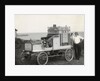 Portrait of Early Popcorn Vendor Next to His Automobile by Anonymous