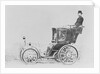Man Atop Early French Cab by Anonymous