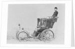 Man Atop Early French Cab by Anonymous