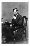 President Abraham Lincoln Sitting in Chair by Anonymous