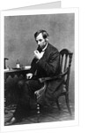 President Abraham Lincoln Sitting in Chair by Anonymous