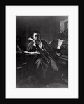 Beethoven Concentrating on His Work by Anonymous