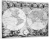 Two Hemisphere World Map by Anonymous
