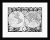 Two Hemisphere World Map by Anonymous