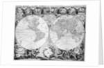 Two Hemisphere World Map by Anonymous