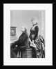 Evard Grieg Playing Piano with Wife Looking On by Anonymous