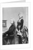 Evard Grieg Playing Piano with Wife Looking On by Anonymous