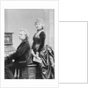 Evard Grieg Playing Piano with Wife Looking On by Anonymous