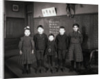 Children Posing in Classroom by Anonymous