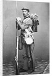 Portrait of Civil War Soldier by Anonymous