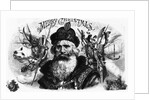 Lithograph of Santa Claus with Hunting Regalia by Anonymous