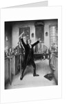 Illustration of Revolutionary Patrick Henry Gesturing During Speech by Anonymous
