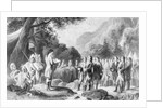 George Washington Reading Prayers by Anonymous