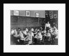 Children Drawing in Art Class by Anonymous