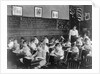 Children Drawing in Art Class by Anonymous