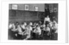 Children Drawing in Art Class by Anonymous