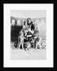 Animal Trainer Posing with Lions by Anonymous