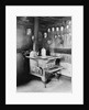 Old Stove Inside Log Cabin Kitchen by Anonymous