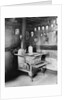 Old Stove Inside Log Cabin Kitchen by Anonymous