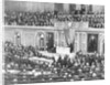Woodrow Wilson Addressing Congress by Anonymous