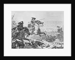 Engraving Depicting Battle of the Dunes by Anonymous