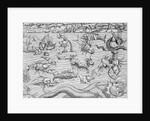 Illustration of Mythical Sea Monsters by Sebastian Munster